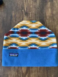 patagonia フリースニット帽 マルチカラー