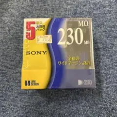 SONY ソニー 640MB 光磁気ディスク(MO) 5枚入 未開封 - メルカリ