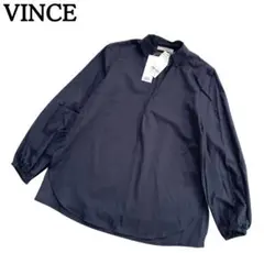 新品★定価4万★VINCE ヴィンス 長袖ブラウス ダークネイビー Sのサムネイル