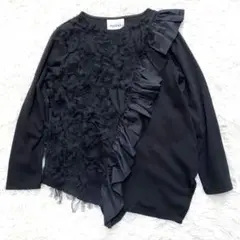 【美品】 KIRIKOMI NUNO アシンメトリー フリル　カットソー