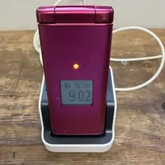 KYF38 ピンク 携帯電話 本体 充電器付き　中古　充電バッチリ