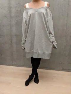 MM6メゾンマルジェラ★オフショルスエットワンピース