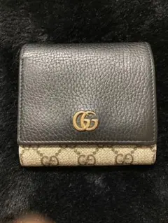 美品】GUCCI GGスプリーム マーモント 2つ折り財布 658610 - メルカリ