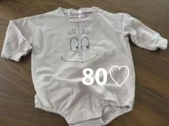 バーバパパ♡ 可愛い　pinkロンパース　80サイズ