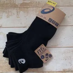 asics　ソックス　3足組　23-25cm　靴下　スニーカー　ショート丈