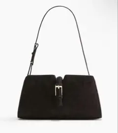 H&M スエードショルダーバッグ