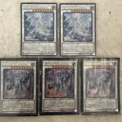 遊戯王 青眼の精霊龍　蒼眼の銀龍セット