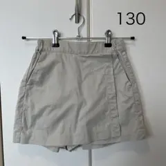 【ユニクロ】スコート　スカパン　ベージュ130