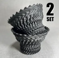3Dプリンター鉢　植木鉢　セット　作家鉢　アガベ　パキポディウム　植物　002のサムネイル