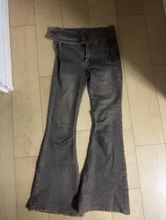 Y2K デニムフレアパンツ