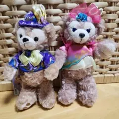 ダッフィー　シェリーメイ　ぬいぐるみバッジ　2017年イースター