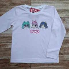 新品 未使用 peko ペコちゃん 長袖 Tシャツ ロンＴ 女の子 110