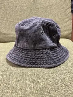 newhattan ブラックデニム バケットハット