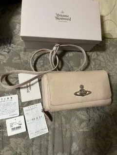 付属品完備　ピンク　EXECUTIVE ショルダー付長財布