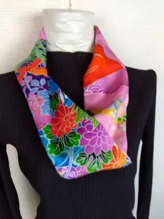 きもの生地　スヌード