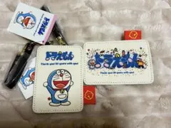 新品 2種まとめ 50th ドラえもん　パスケース カードケース リールタイプ