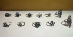 昭和レトロ　リングセット　11個セット