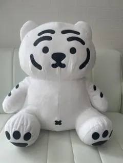 ムジクタイガー(ホワイト）ビックぬいぐるみ