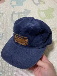 patagonia コーデュロイキャップ ネイビー
