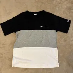 Champion Mサイズ ストライプ Tシャツ