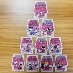 スヌーピー 75周年 ステッカー 10枚