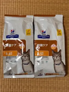 ヒルズ プリスクリプション・ダイエット k/d 猫用 療法食 2袋のサムネイル