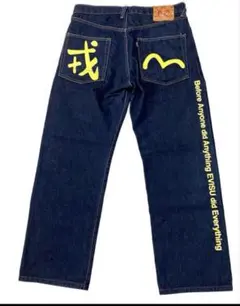 EVISU エヴィス 2001 戎 カモメ プリント サイズ34