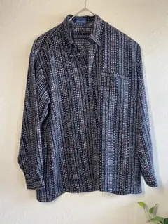 ✨処分価格✨Hermony 長袖シャツ　黒系×グレー、赤　3L