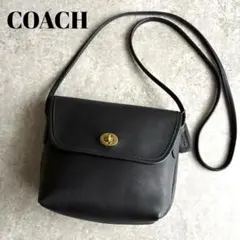 【極美品】COACH オールドコーチ ターンロック ショルダーバッグ USA製