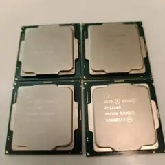 Intel Xeon E-2224G CPU 4つセット