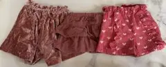 バースデイ 短パン ３点セット