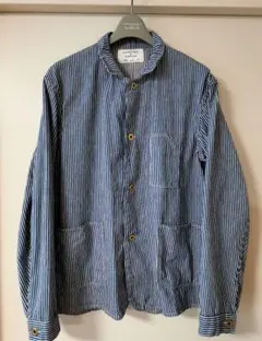 OUTIL VESTE CIZE ウティ ブラックインディゴ リネン100% - メルカリ