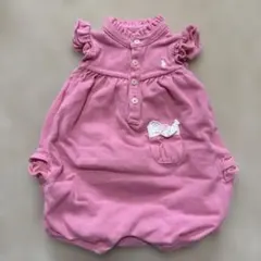 Ralph Lauren ラルフローレン 70 ロンパース ピンク 美品
