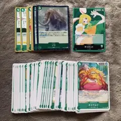 ミンク族 緑 デッキパーツ ワンピースカードまとめ売り