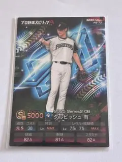 s*5様 プロスピ風プロ野球チップスカード　ダルビッシュ有キラ