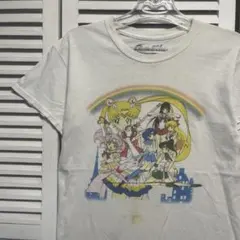 新品未使用 セーラームーン ミュージアム　90年代アニメロゴ 総柄シャツ 新品未使用 セーラームーン ミュージアム 90年代アニメロゴ 総柄シャツ