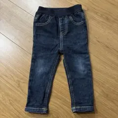 petitmain ダークブルーデニムパンツ