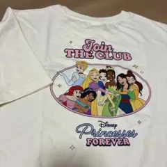 【新品】Disney Princess 半袖Tシャツ フリーサイズ　オフホワイトのサムネイル