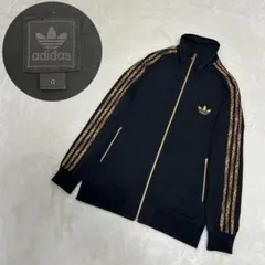 adidas アディダス トラックジャケット ジャージ レオパード柄 XLサイズ