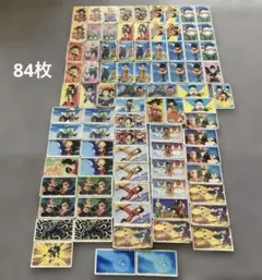 【希少品】ドラゴンボール野球角メンコ84枚 昭和レトロレア 当時物 貴重 キラ