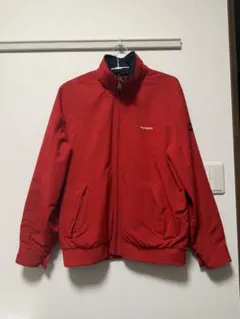 TOMMY HILFIGER トミーフィルフィガー レッド ナイロンジャケットL