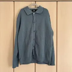 AZUL by MOUSSY 青 カーディガン Fサイズ