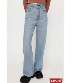 SLY LEVI’S別注リブケージ ワイド レッグ デニム