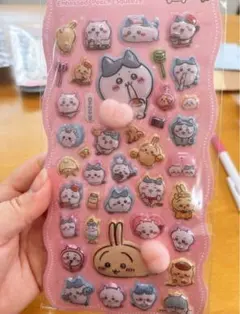 ももシール　おしりシール　スクイーズシール　3Dシール　ちぃかわちゃん2