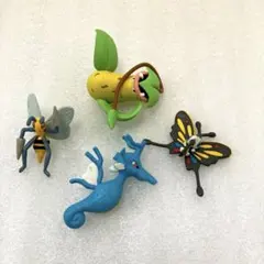 立体ポケモン図鑑 セット フィギュア ポケモン ウツボット アゲハント スピアー