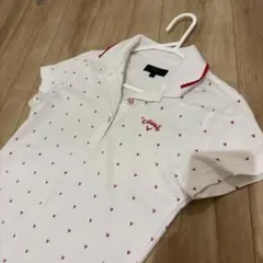 新品！Callaway レディース ゴルフシャツ ホワイト　S