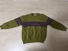 LACOSTE オリーブグリーン ニットセーター