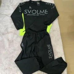 新品未使用　SVOLME ピステ上下 ブラック/ライム 160