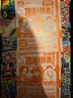 【頂上の強者パック応募券のみ】最強ジャンプ5月号 2冊分