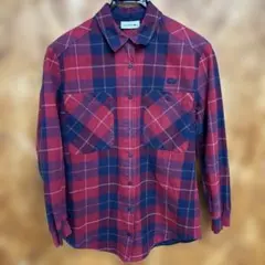 LACOSTE ラコステ チェック柄 ロングスリーブ 長袖 シャツ サイズ36